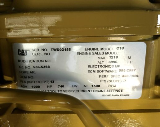 CAT DE850E0 - C18 - 850 kVA Generator - DPX-18032 DE850E0 - C18 - 850 kVA Generator - DPX-18032 2025 1 Generators image 26