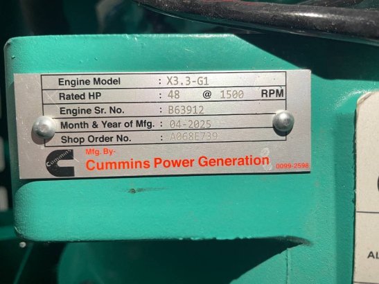 Cummins C38D5Q - 38 kVA Generator - DPX-18504-Q C38D5Q - 38 kVA Generator - DPX-18504-Q 2026 1 Generators image 11