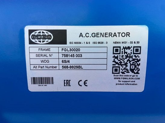 FG Wilson P88-3 - 88 kVA Open Genset - DPX-16007-O FG Wilson P88-3 - 88 kVA Open Genset - DPX-16007-O 2025 1 Generators im...