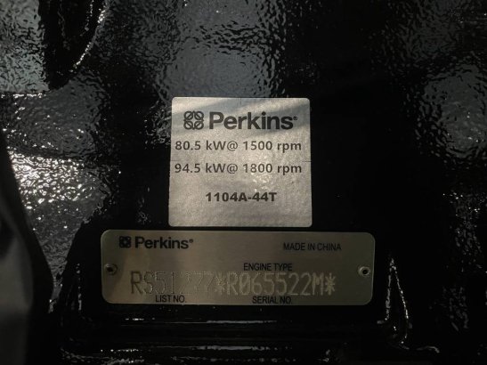 Perkins 1104A-44TG2 - 88 kVA Generator - DPX-19805 Perkins 1104A-44TG2 - 88 kVA Generator - DPX-19805 2026 1 Generators im...