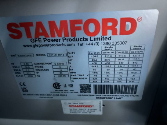 Cummins 6BT5.9-G1 - 110 kVA Generator - DPX-25105 6BT5.9-G1 - 110 kVA Generator - DPX-25105 2025 1 Generators image 27