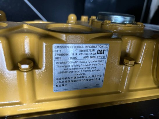 CAT XQP20 - Generator 20 kVA Stage V - DPX-18121 XQP20 - Generator 20 kVA Stage V - DPX-18121 2025 1 Generators image 27