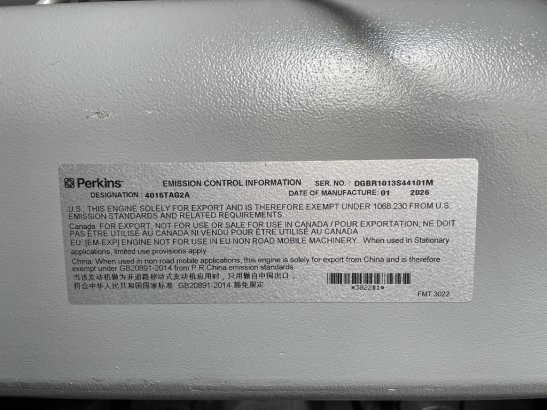 Perkins 4016-TAG2A - 2.200 kVA Generator - DPX-19826 Perkins 4016-TAG2A - 2.200 kVA Generator - DPX-19826 2026 1 Generator...
