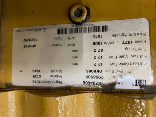 CAT 3512 - 1250 kVA Used Generator - DPX-12662 3512 - 1250 kVA Used Generator - DPX-12662 2011 2 Generators image 12