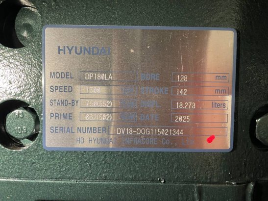 Hyundai DP180LA - 630 kVA Generator - DPX-19856 DP180LA - 630 kVA Generator - DPX-19856 2026 1 Generators image 12
