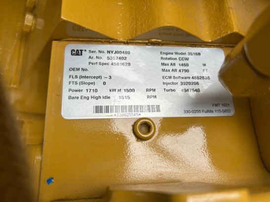 CAT 3516B - 2.250 kVA Generator - DPX-25084 3516B - 2.250 kVA Generator - DPX-25084 2025 1 Generators image 28