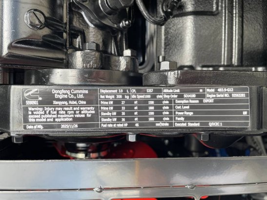 Cummins 4B3.9-G12 - 33 kVA Generator - DPX-19830.1 4B3.9-G12 - 33 kVA Generator - DPX-19830.1 2026 1 Generators image 28