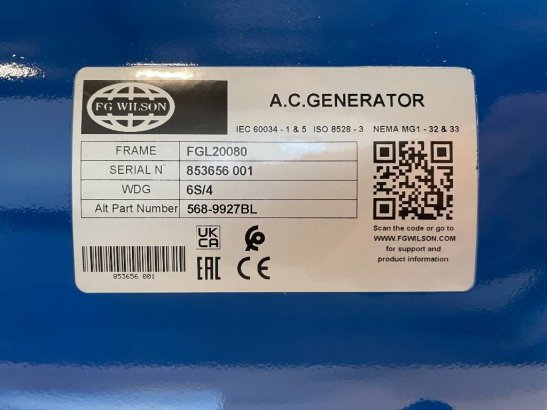 FG Wilson P65-5 - 65 kVA Open Genset - DPX-16006-O FG Wilson P65-5 - 65 kVA Open Genset - DPX-16006-O 2025 1 Generators im...