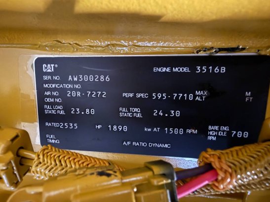 CAT 3516B - 2.250 kVA Generator - DPX-18106 3516B - 2.250 kVA Generator - DPX-18106 2026 1 Generators image 13