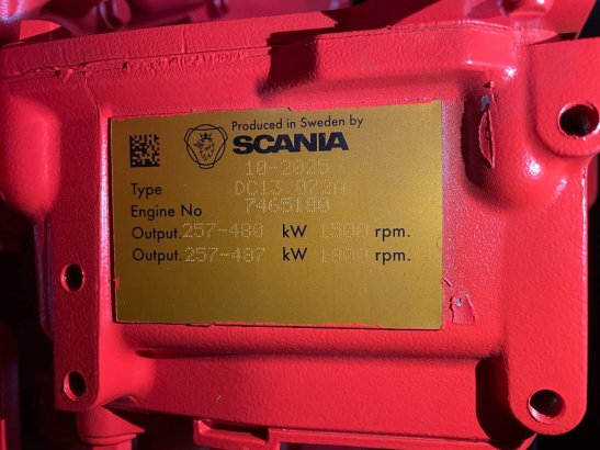 Scania DC13 072A - 550 kVA Generator - DPX-19764 DC13 072A - 550 kVA Generator - DPX-19764 2026 1 Generators image 13