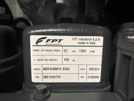 Iveco NEF45SM1A - 66 kVA Genset SuperSilent - DPX-21028 Iveco NEF45SM1A - 66 kVA Genset SuperSilent - DPX-21028 2026 1 Gen...