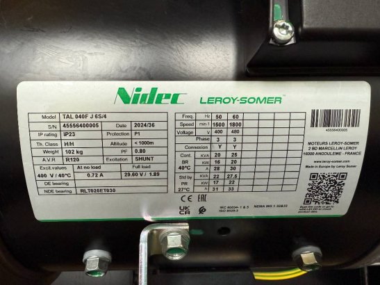 Yanmar 4TNV88-22G - 22 kVA - Stage V Genset - DPX-19907-O 4TNV88-22G - 22 kVA - Stage V Genset - DPX-19907-O 2026 1 Genera...