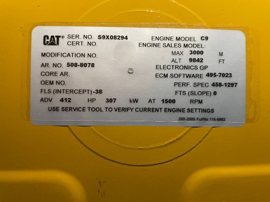 CAT DE330E0 - C9 - 330 kVA Generator - DPX-18022 42 2025 1 Generators image 58