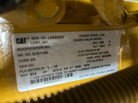 CAT DE715E0 - 715kVA Generator - DPX-18030 DE715E0 - 715kVA Generator - DPX-18030 2025 1 Generators image 28