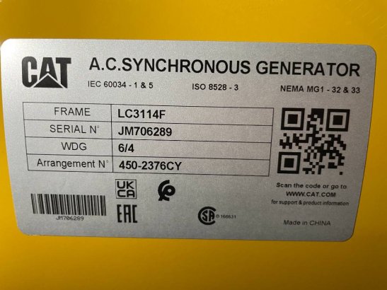 CAT XQP115 - Generator 115 kVA Stage V - DPX-18125 XQP115 - Generator 115 kVA Stage V - DPX-18125 2025 1 Generators image 28