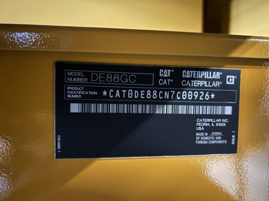CAT DE88GC - 88 kVA Stand-by Generator Set - DPX-18207 DE88GC - 88 kVA Stand-by Generator Set - DPX-18207 2026 1 Generator...