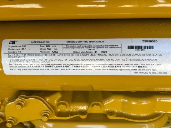 CAT DE1100GC - 1.100 kVA Standby Generator - DPX-18225 DE1100GC - 1.100 kVA Standby Generator - DPX-18225 2025 1 Generator...