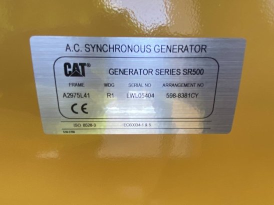 CAT DE500GC - 500 kVA Stand-by Generator - DPX-18220 DE500GC - 500 kVA Stand-by Generator - DPX-18220 2025 1 Generators im...