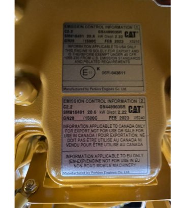 CAT DE22E3 - 22 kVA Generator - DPX-18003 DE22E3 - 22 kVA Generator - DPX-18003 2024 1 Generators image 14