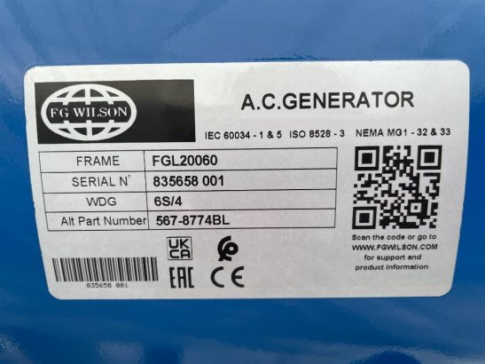 FG Wilson P50-3 - 50 kVA Open Genset - DPX-16004-O FG Wilson P50-3 - 50 kVA Open Genset - DPX-16004-O 2025 1 Generators im...