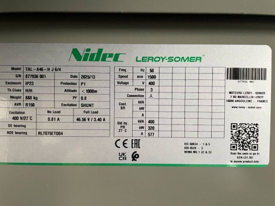 Iveco CR13TE2A - 385 kVA Generator - DPX-19795 Iveco CR13TE2A - 385 kVA Generator - DPX-19795 2025 1 Generators image 29