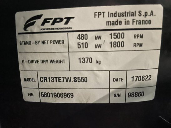 Iveco CR13TE7W - 550 kVA Generator - DPX-19797 Iveco CR13TE7W - 550 kVA Generator - DPX-19797 2024 1 Generators image 29