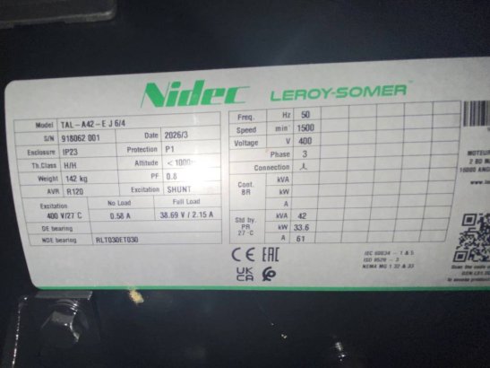Cummins 4BT3.9-G2 - 45 kVA Generator - DPX-19831 4BT3.9-G2 - 45 kVA Generator - DPX-19831 2026 1 Generators image 38