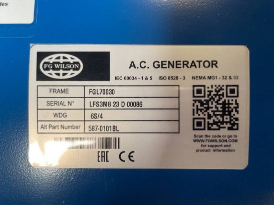 FG Wilson P900-1 - 900 kVA - Open Genset - DPX-16025-O FG Wilson P900-1 - 900 kVA - Open Genset - DPX-16025-O 2025 1 Gener...