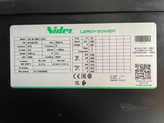 Perkins 4008TAG3 - 1.250 kVA Generator - DPX-19821 Perkins 4008TAG3 - 1.250 kVA Generator - DPX-19821 2026 1 Generators im...