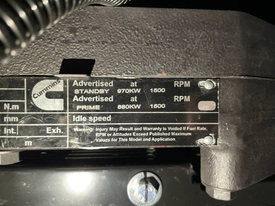 Cummins KTA38-G5 - 1100 kVA Generator - DPX-18815 KTA38-G5 - 1100 kVA Generator - DPX-18815 2026 1 Generators image 66