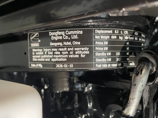 Cummins 6CTAA8.3-G9 - 275 kVA Generator - DPX-19842 6CTAA8.3-G9 - 275 kVA Generator - DPX-19842 2026 1 Generators image 29