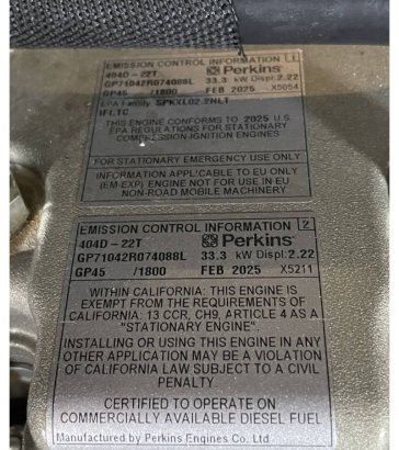 Perkins 404D-22TG - 28 kVA Generator - DPX-19801.1 Perkins 404D-22TG - 28 kVA Generator - DPX-19801.1 2026 1 Generators im...