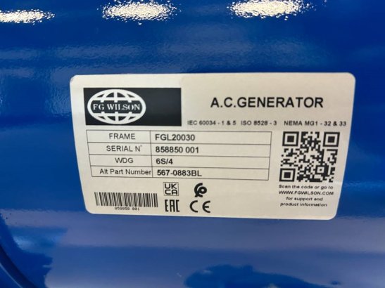 FG Wilson P33-3 - 33 kVA Open Genset - DPX-16003-O FG Wilson P33-3 - 33 kVA Open Genset - DPX-16003-O 2026 1 Generators im...