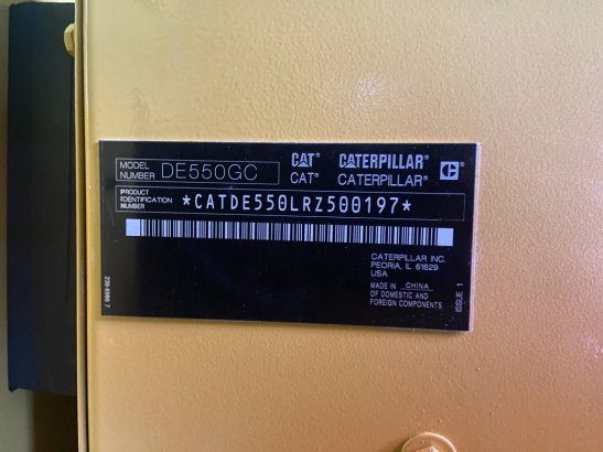 CAT DE550GC - 550 kVA Stand-by Generator - DPX-18221 DE550GC - 550 kVA Stand-by Generator - DPX-18221 2026 1 Generators im...
