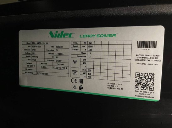 Hyundai DP158LC - 510 kVA Generator - DPX-19855 DP158LC - 510 kVA Generator - DPX-19855 2026 1 Generators image 14