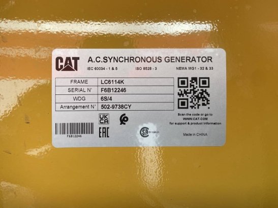 CAT XQP550 - Generator 550 kVA Stage V - DPX-18143 XQP550 - Generator 550 kVA Stage V - DPX-18143 2025 1 Generators image 15