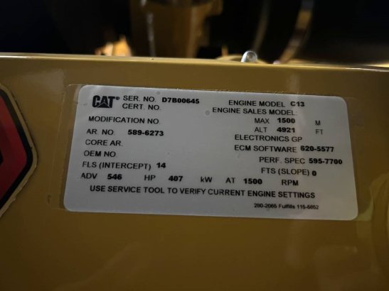 CAT DE450GC - 450 kVA Stand-by Generator - DPX-18219 DE450GC - 450 kVA Stand-by Generator - DPX-18219 2025 1 Generators im...