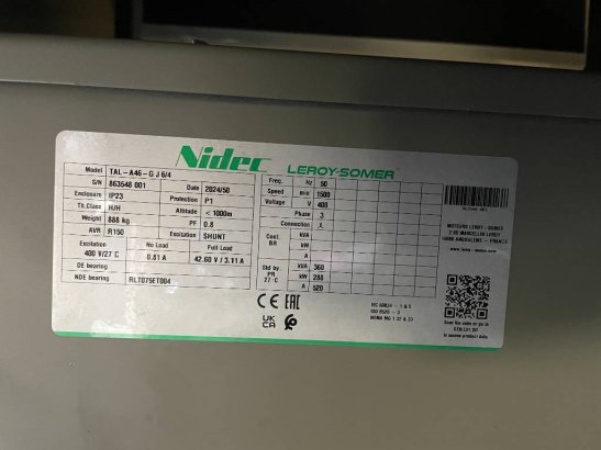 Cummins 6LTAA9.5-G1 - 360 kVA Generator - DPX-19843 6LTAA9.5-G1 - 360 kVA Generator - DPX-19843 2025 1 Generators image 30