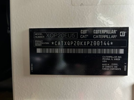 CAT XQP20 - Generator 20 kVA Stage V - DPX-18121 XQP20 - Generator 20 kVA Stage V - DPX-18121 2025 1 Generators image 15
