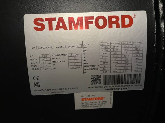 Volvo TAD1346GE - 550 kVA Generator - DPX-18882 TAD1346GE - 550 kVA Generator - DPX-18882 2026 1 Generators image 15