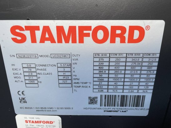 Volvo TAD841GE - 275 kVA Generator - DPX-18876 TAD841GE - 275 kVA Generator - DPX-18876 2026 1 Generators image 15