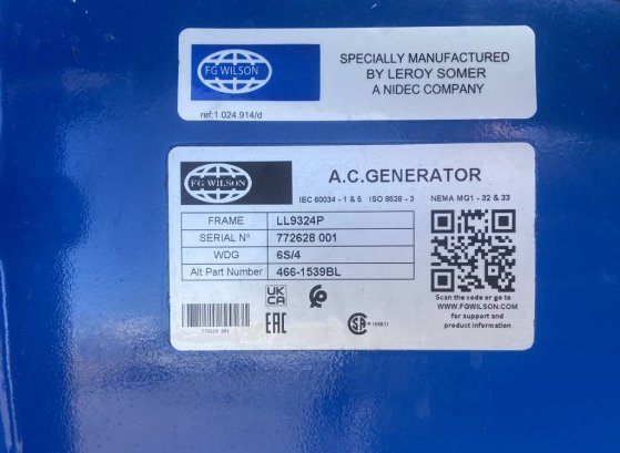 FG Wilson P2500-3 - 2500 kVA Genset - DPX-16035-O FG Wilson P2500-3 - 2500 kVA Genset - DPX-16035-O 2026 1 Generators imag...
