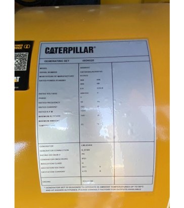 CAT DE500GC - 500 kVA Stand-by Generator - DPX-18220 DE500GC - 500 kVA Stand-by Generator - DPX-18220 2025 1 Generators im...