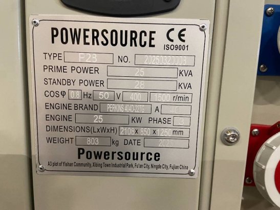 Perkins 404D-22TG - 28 kVA Generator - DPX-19801.1 Perkins 404D-22TG - 28 kVA Generator - DPX-19801.1 2025 1 Generators im...