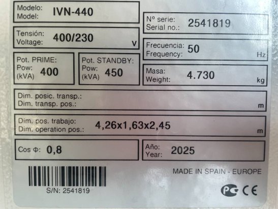 Volvo TAD1382GE - 430 kVA Stage V Generator - DPX-19032 TAD1382GE - 430 kVA Stage V Generator - DPX-19032 2025 1 Generator...