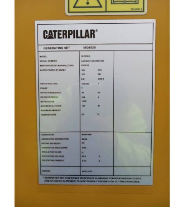 CAT DE165E0 - 165 kVA Generator - DPX-18016 DE165E0 - 165 kVA Generator - DPX-18016 2024 1 Generators image 36