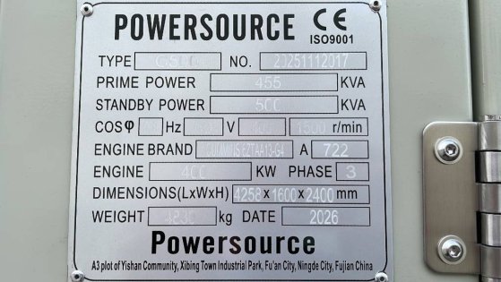 Cummins 6ZTAA13-G4 - 500 kVA Generator - DPX-19845 6ZTAA13-G4 - 500 kVA Generator - DPX-19845 2026 1 Generators image 21