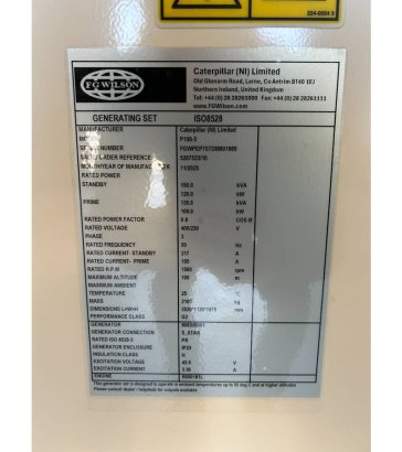 FG Wilson P150-5 - 150 kVA Genset - DPX-16009 FG Wilson P150-5 - 150 kVA Genset - DPX-16009 2025 1 Generators image 21