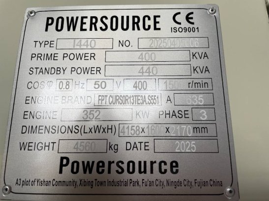 Iveco CR13TE3A - 440 kVA Generator - DPX-19796 Iveco CR13TE3A - 440 kVA Generator - DPX-19796 2025 1 Generators image 21