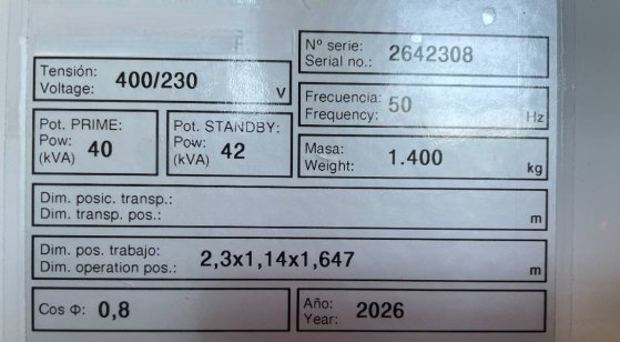 Deutz TD2.9 L4 - 43 kVA Stage V Genset - DPX-19010 Deutz TD2.9 L4 - 43 kVA Stage V Genset - DPX-19010 2026 1 Generators im...